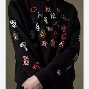 MLB All Team Black Graphic Hoodie